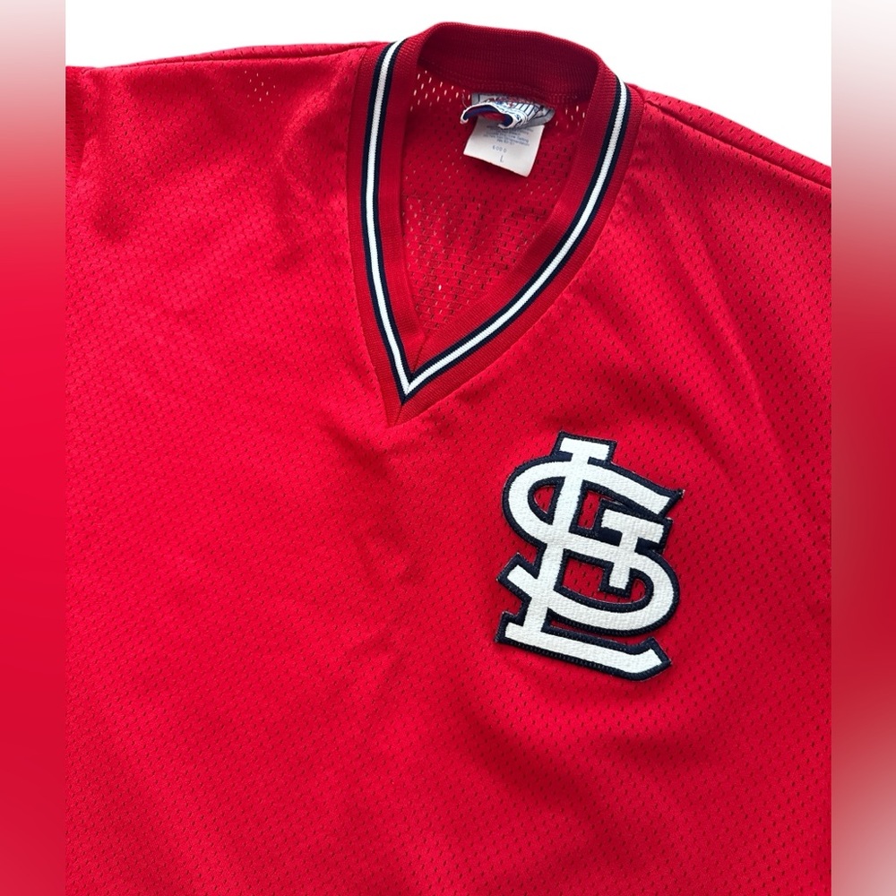 Vtg St Louis Cardinals Majestic Diamond Collection Jersey Large Mark McGwire Men